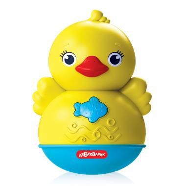 Уточка Музыкальная неваляшка (жёлто-голубая)
