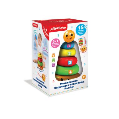 Музыкальная пирамидка-неваляшка Колобок