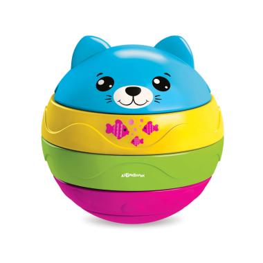 Котёнок Музыкальный мячик-пирамидка