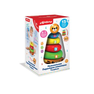 Музыкальная пирамидка-неваляшка Тигрёнок