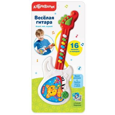 Весёлая гитара (красная)