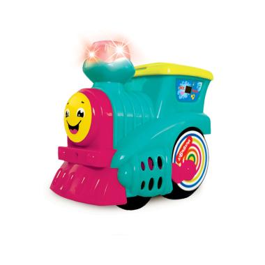 Музыкальный паровозик (бирюзовый)