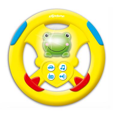 Музыкальный руль Бип-бип (жёлтый)