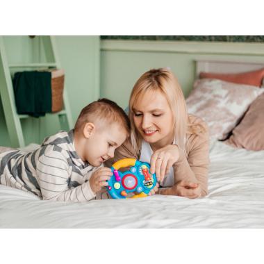 Музыкальный руль Я водитель (голубой)